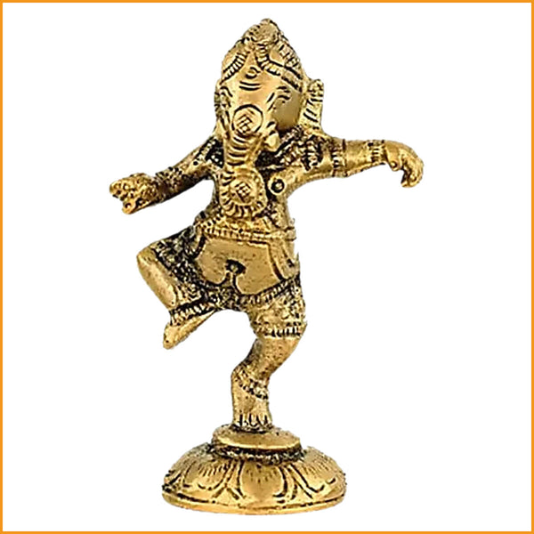 Ganesha Statue Messing 10 cm